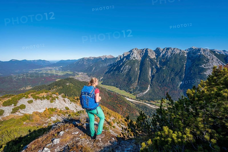 Hiker on a hiking trail