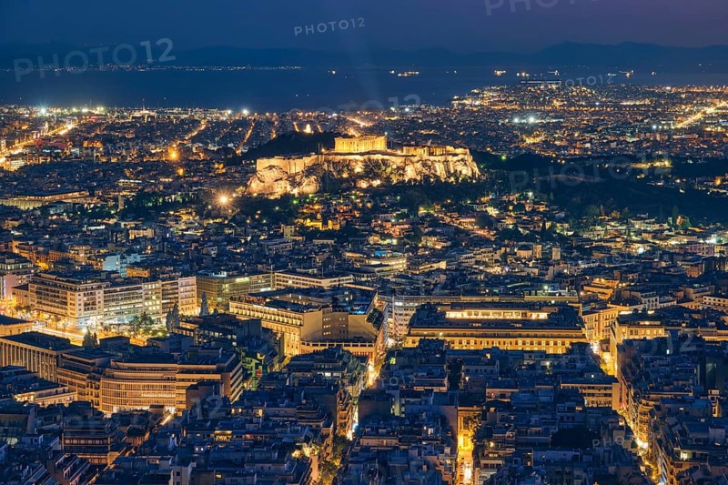 Famous greek tourist landmark
