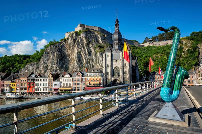 Picturesque Dinant town
