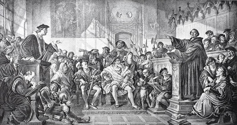 Disputation between Dr Martin Luther