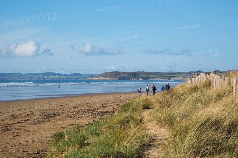 Sainte-Anne sandy beach in Douarnenez Bay