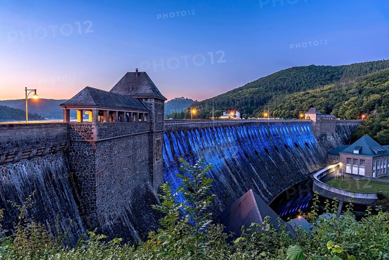 Dam in the evening light