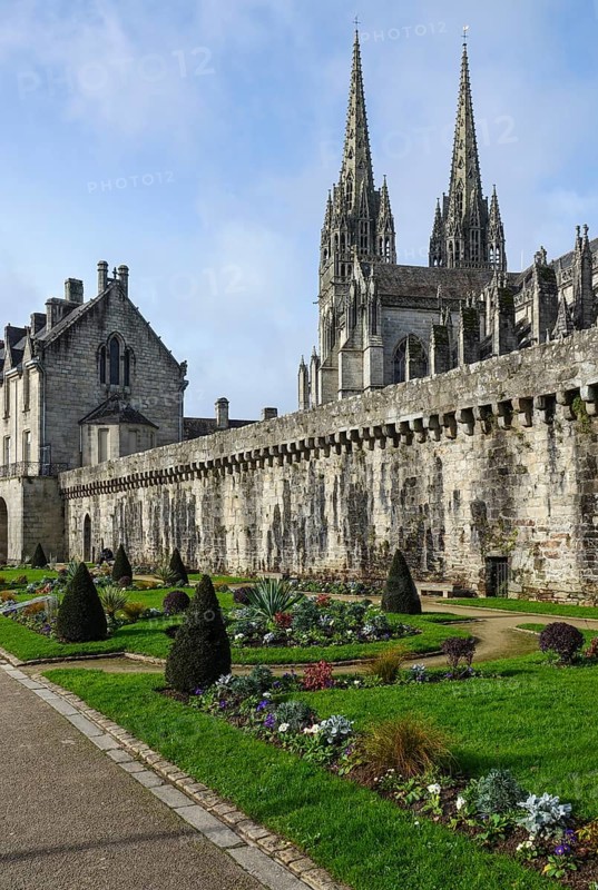 Saint-Corentin Gothic Cathedral and Musee Departemental Breton