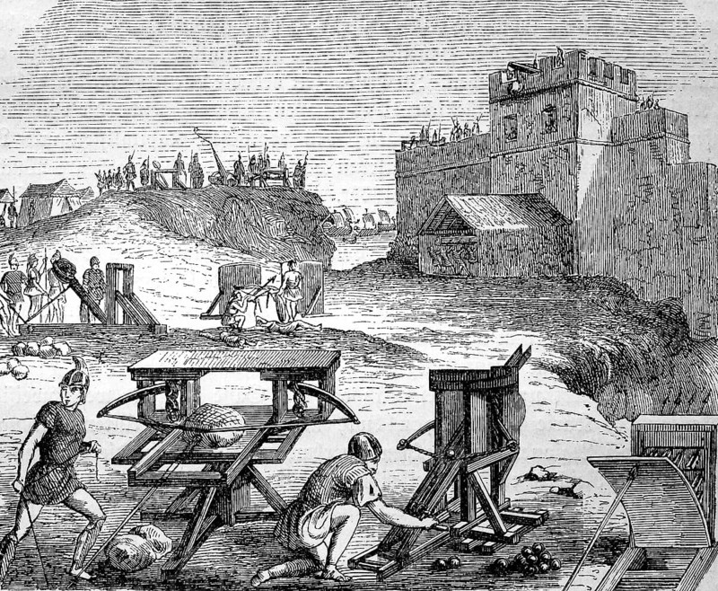 Siege engine or blast tower