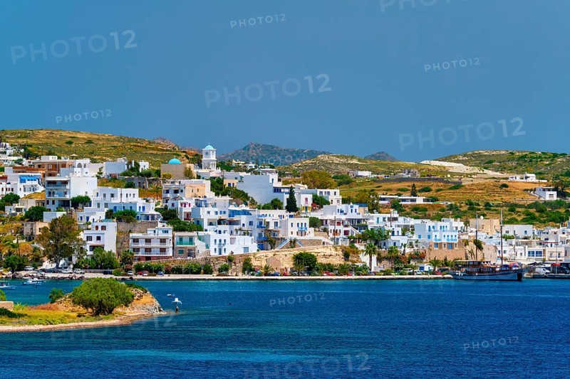 Adamantas Adamas harbor town of Milos island