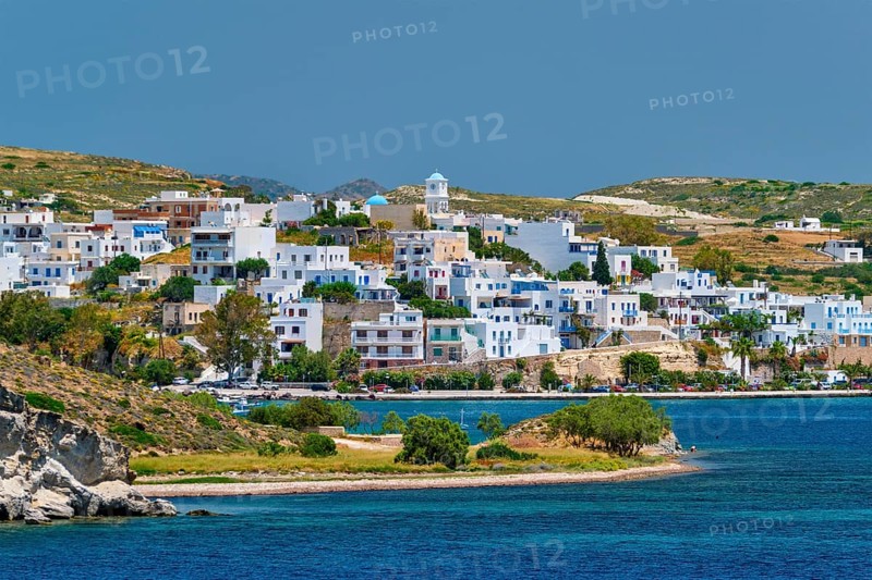 Adamantas Adamas harbor town of Milos island