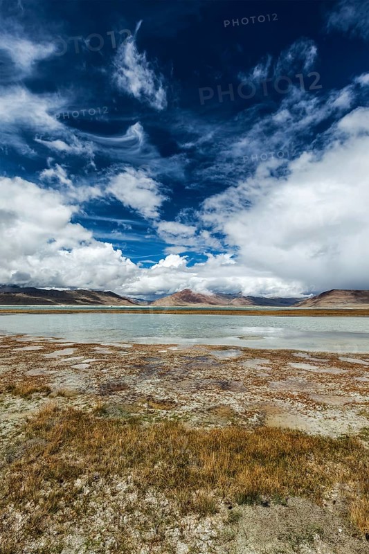Himalayan scenic landscape scenery near Tso Kar