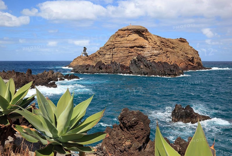 Porto Moniz on the northwest coast of the island