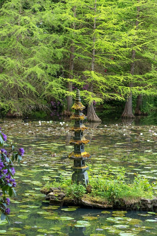 Small pagoda in the lake