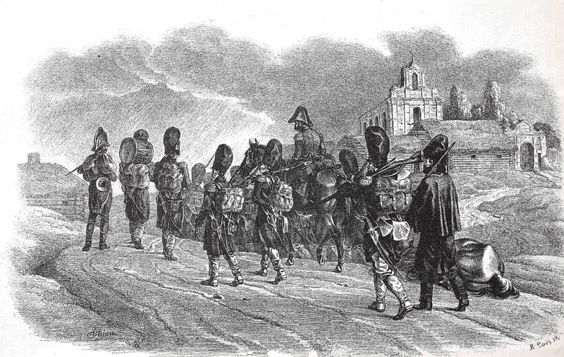 March of the Imperial Guard Grenadiers on Moscow