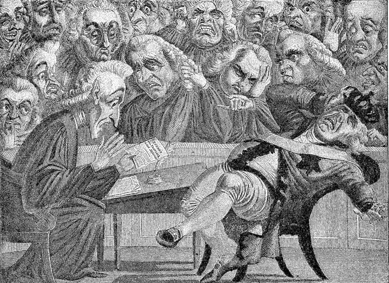 King George and his Council Receiving the News of the Entry of the French into Madrid