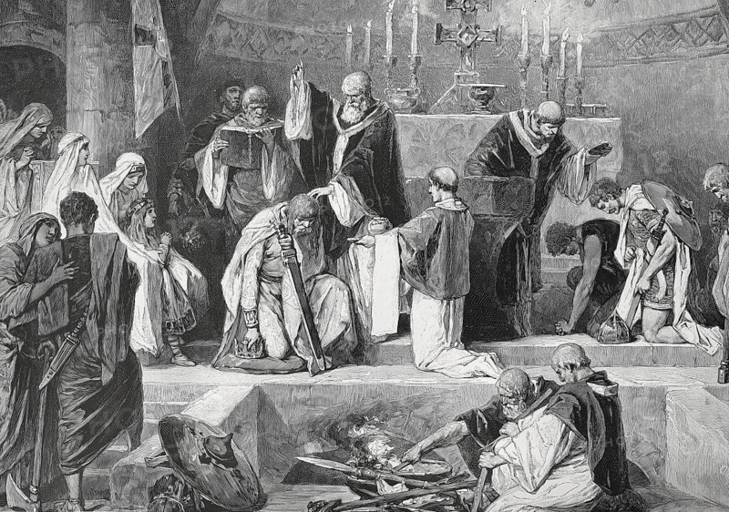 Clovis was the first king of the Franks