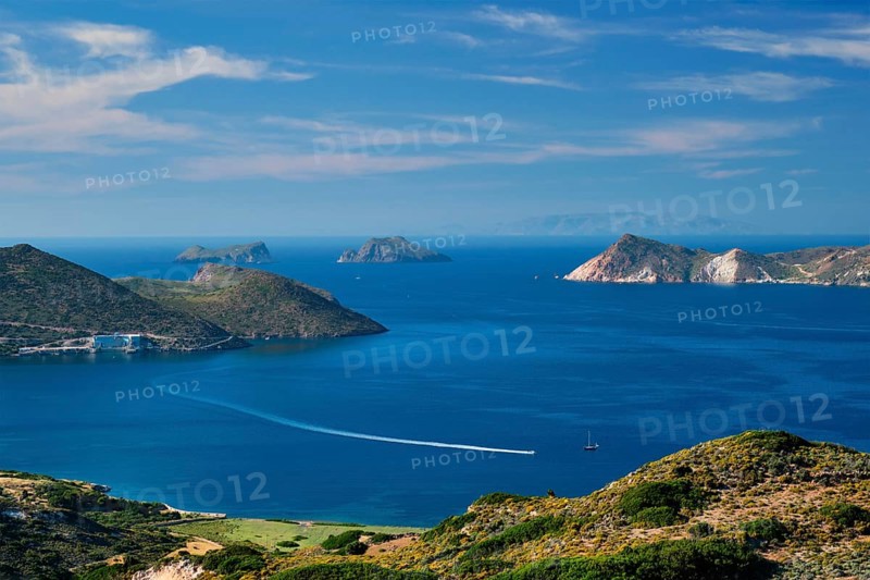 Scenic view of greek scenery