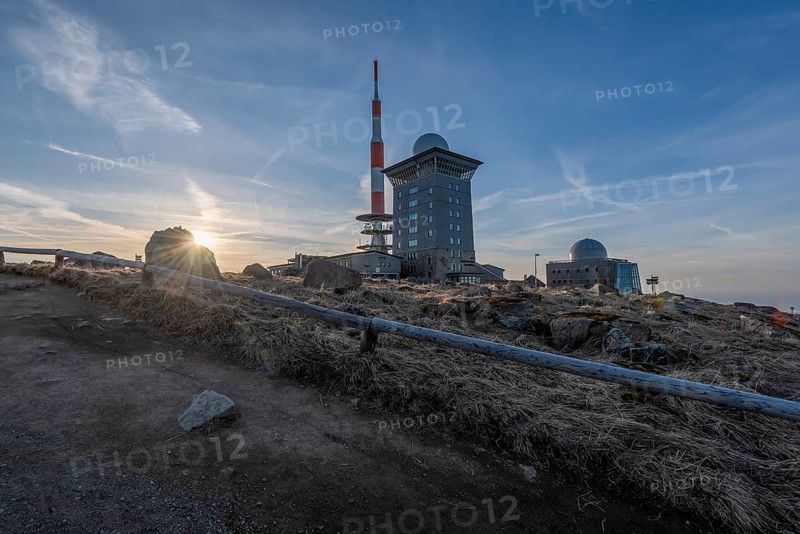 Sonnenuntergang auf dem Brockenplateau