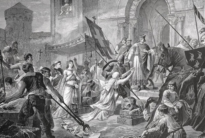 The Trial by Fire of St. Cunegonde of Luxembourg