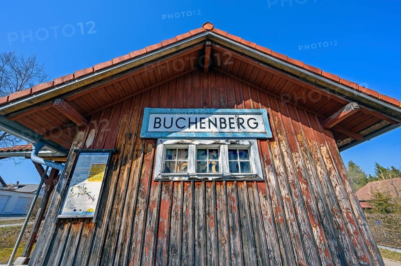 The former railway station of Buchenberg