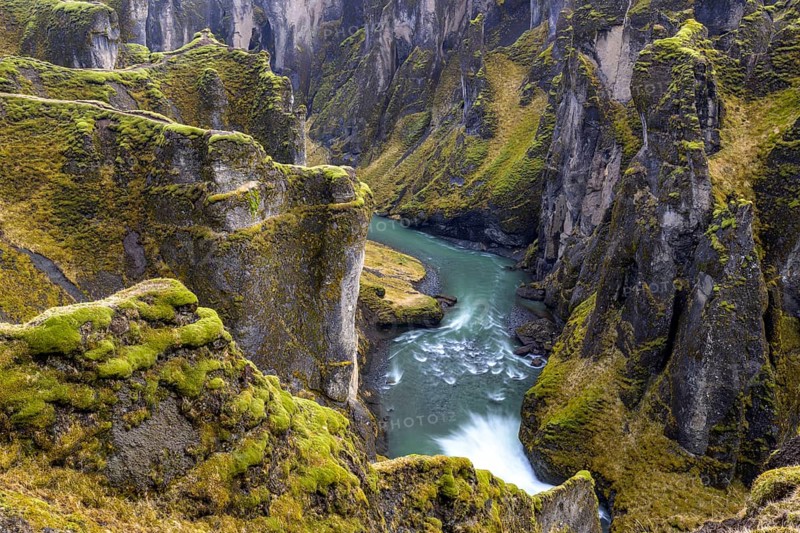 Fjaorargljufur Gorge