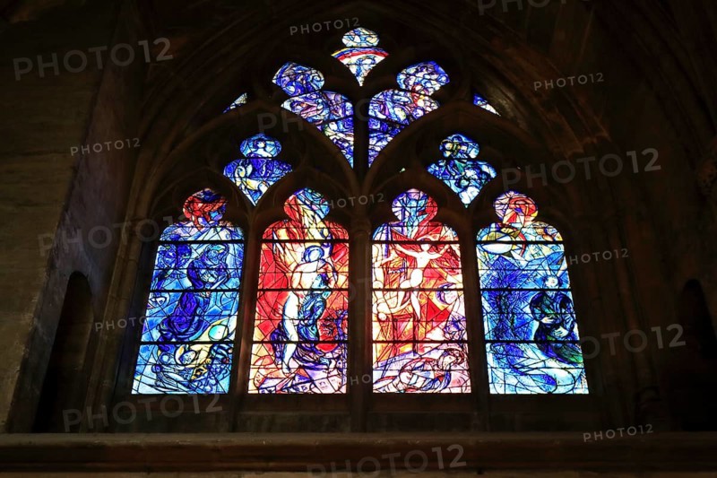 Leaded glass window by Marc Chagall