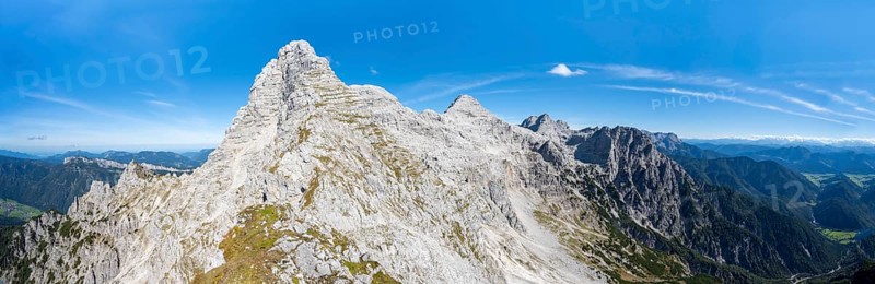 Hiking trail along a ridge