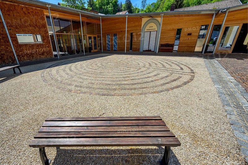 Courtyard and Parish Office of the Holy Spirit Church