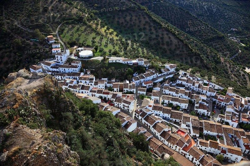 Municipality of Zahara de la Sierra in the province of Cadiz
