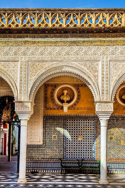 Casa de Pilatos City Palace with Mudejar style elements