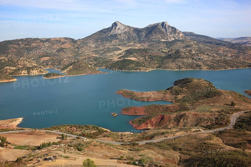 Zahara de la Sierra in the province of Cadiz