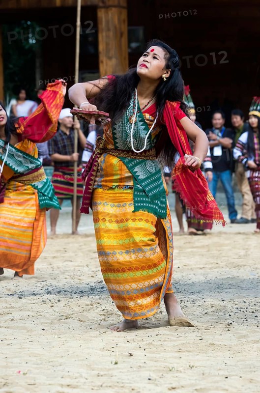 Ritual tribal dances at the Hornbill Festival