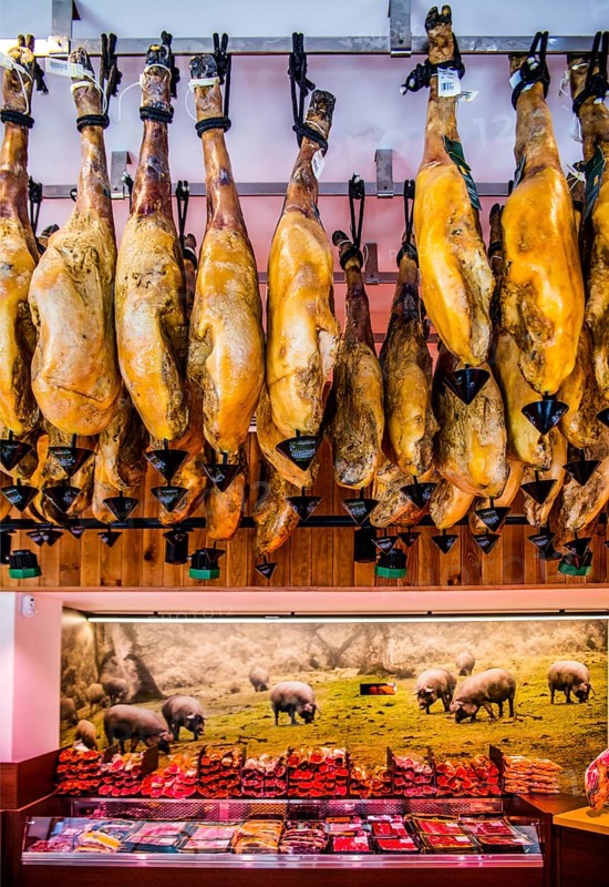 Serrano ham shop