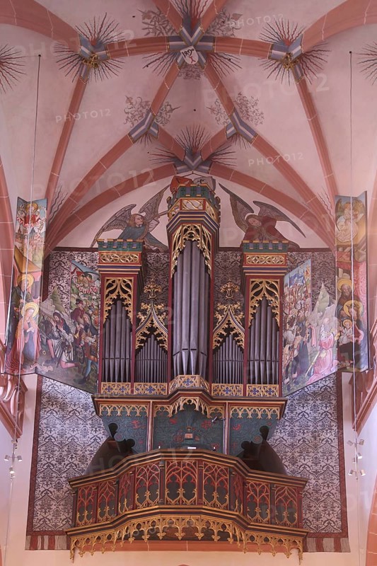 Organ of St. Valentinus and Dionysius Basilica in Kiedrich