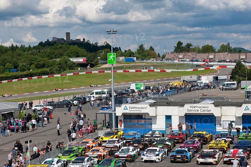 Nuerburgring race track with Nuerburg