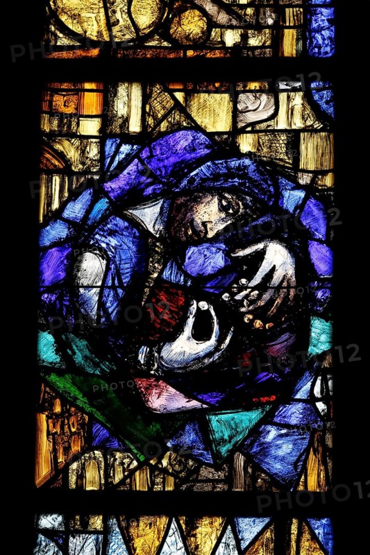 Preacher's window by Peter Valentin Feuerstein in Ulm Cathedral