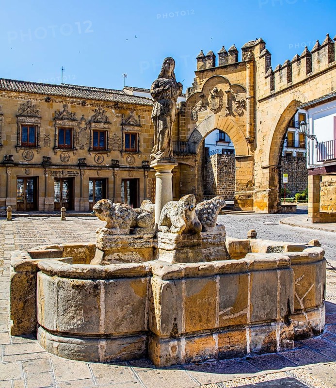 Lion Fountain in the Plaza del Populo