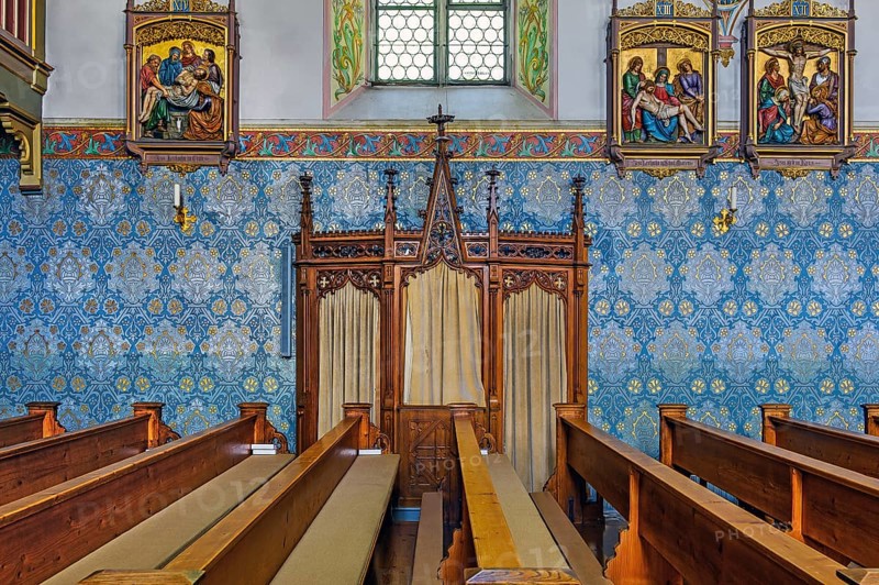 Confessional and Stations of the Cross