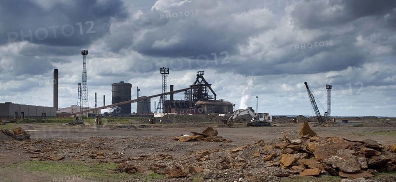 Blast furnace at Teesside Steelworks
