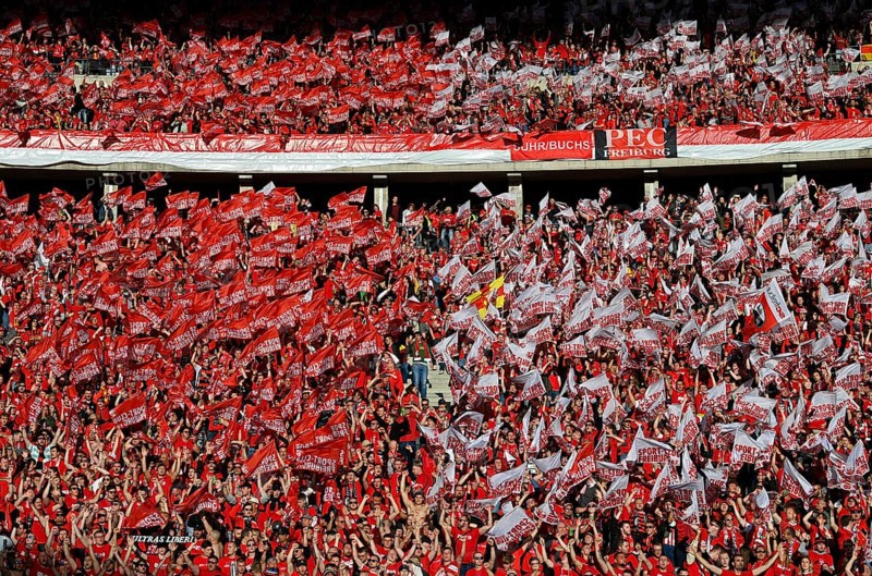 Fanblock SC Freiburg SCF