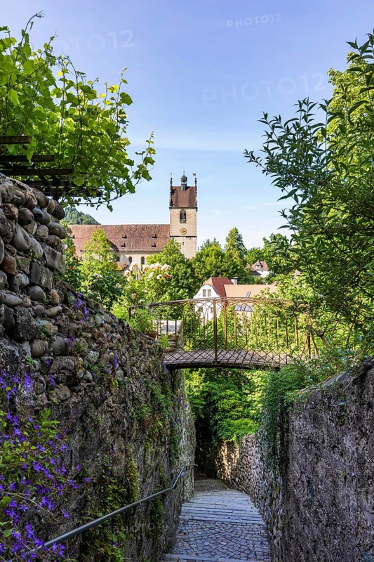 Meissnerstiege und Kirche St. Gallus