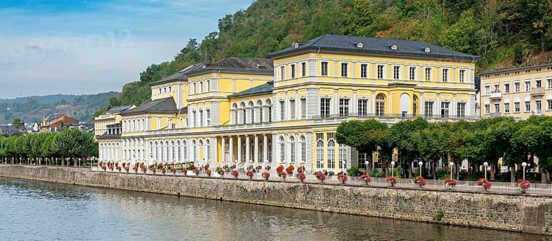 The spa hotel with the adjacent Grand Hotel