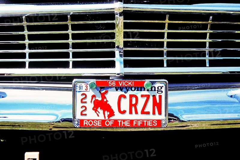 Car licence plates USA