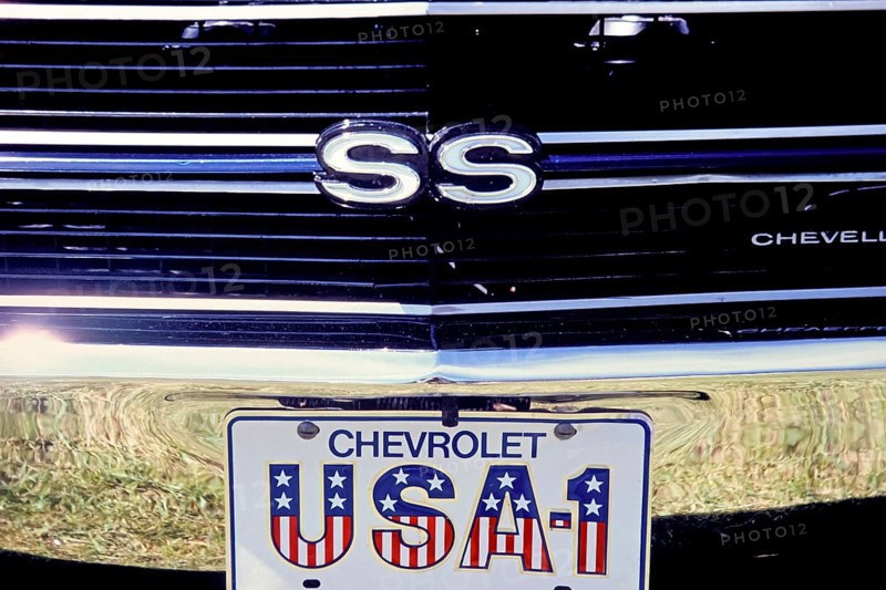 Car licence plate USA