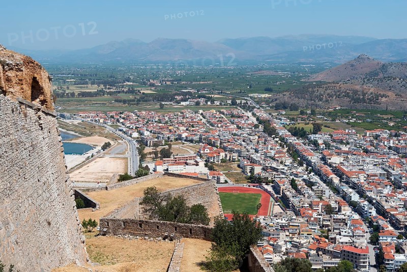 View of Nafplio from Palamidi Castle