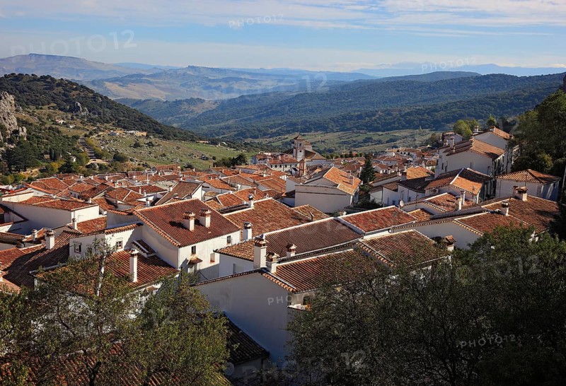 Town of Grazalema in the province of Cadiz