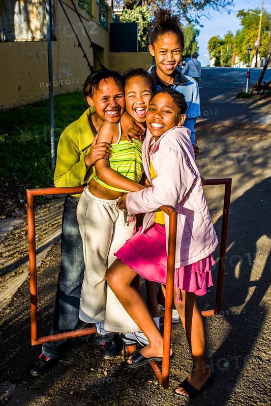 Girls playing