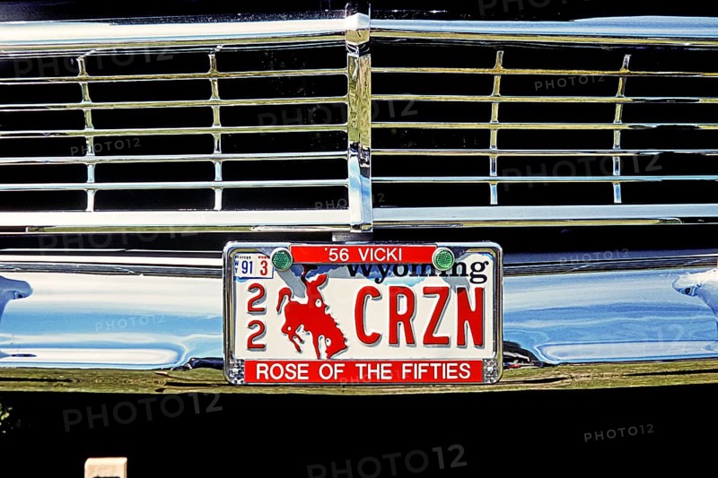 Car licence plates USA