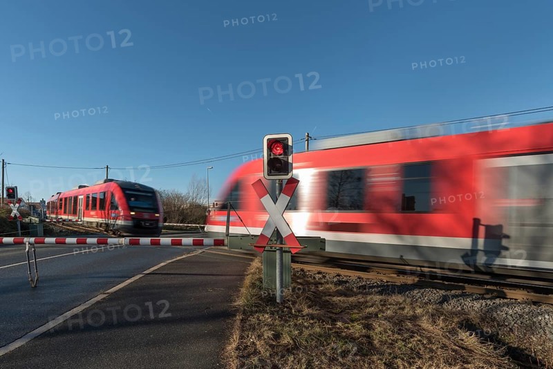 On a single-track railway line