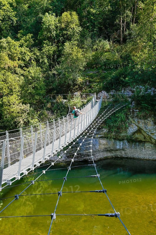 Haengebruecke im Fuerstlichen Park Inzigkofen