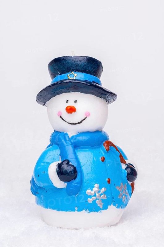 Wax snowman