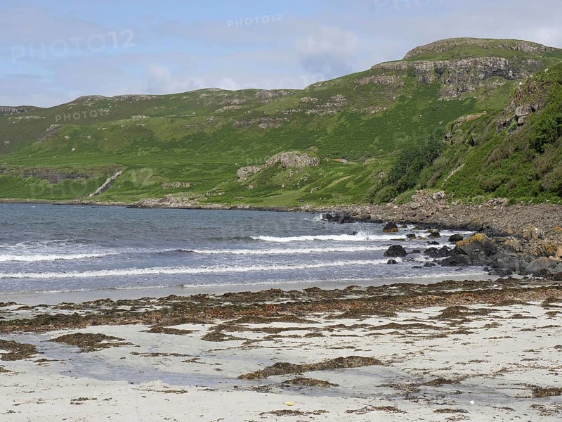 View of beach and coastline