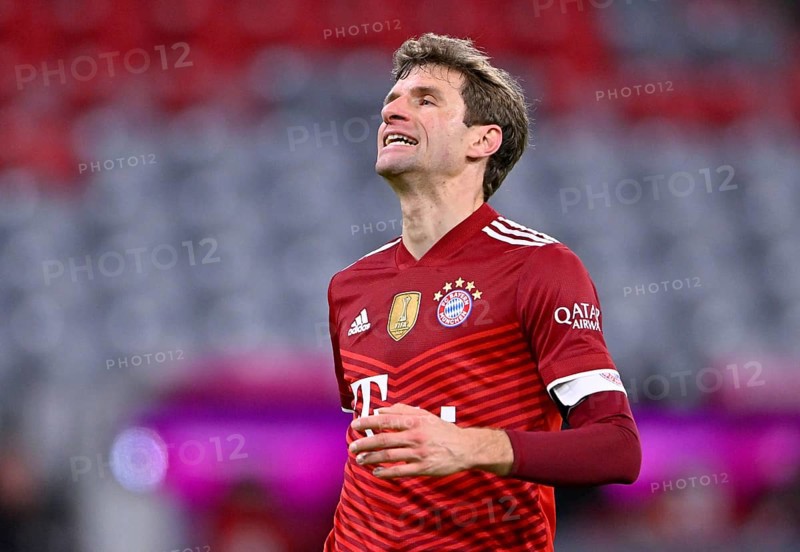 Thomas Mueller FC Bayern Munich FCB 25 Disappointment after missed goal chance