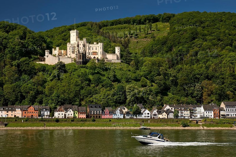 Neo-Gothic Stolzenfels Castle